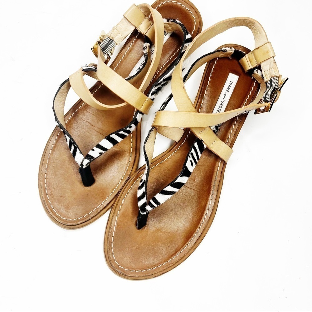 DVF | Animal Print Sandals